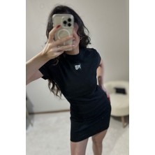 Alexndrwangg Siyah Basic Elbise