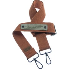 Miaju Kiremit Renk, Metal Aksamlı, Kişiye Özel Hediyelik Çanta Askısı, 160 Cm Tote Çanta Askısı