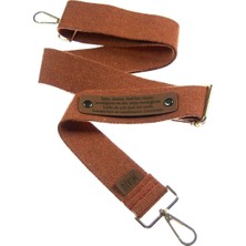 Kiremit Renk, Sizin İsminiz Yazılarak Üretilen, Unutulmaz Hediye, 140 Cm, Çanta Omuz Askısı