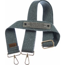 Gri Renk, Kamp Severlere Özel Dayanıklı İsme Özel Çapraz Çanta Askısı 140 Cm, Modern Tasarım