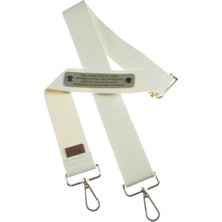 Miaju Krem Renk, Kurumsal Hediyelik Çanta Askısı, 140 Cm Kişiselleştirilebilir Tasarım Hediye Omuz Askısı