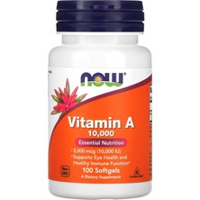 Now Foods, Vitamin A, 10,000 Iu, 100 Softgels