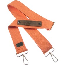 Miaju Mercan Renk, İsme Özel Hediyelik Çanta Askısı, 140 Cm Renkli ve Fonksiyonel, Mesajını Yazdır