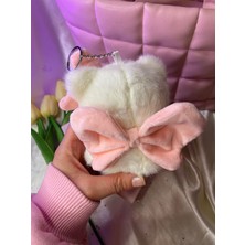 Tatlış Dükkan Sevimli Peluş Anahtarlık,çanta Süsü Sevgililer Günü Komsept Hediyelik Ayıcık