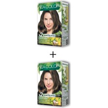 Sea Color 2x2 Tüp Krem Saç Boyası Seti Kumral No:7.0