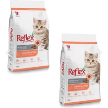 Reflex Kitten Tavuk Etli 2 kg 2'li Yavru Kedi Maması