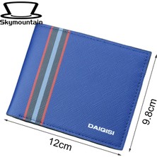 Tadibabas Skymountain Erkek Cüzdan Çok Yuvalı Aşınmaya Dirençli Iki Katlı Erkek Minimalist Cüzdan (Yurt Dışından)