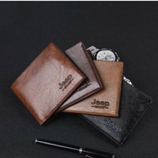 Tadibabas Erkek Deri  Bifold Kredi Kimlik Kartı Tutucu Ince Cüzdan Billfold Çanta (Yurt Dışından)