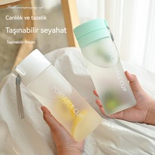 First Papatya Plastik Bardak Taşınabilir Düşme Önleyici Tatlı Su Bardağı (Yurt Dışından)