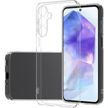 Case World Samsung Galaxy A16 Kapak Kamera Korumalı Süper Silikon Şeffaf Kılıf