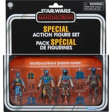 Star Wars Vintage Collection Mandalorian Shriek-Hawk (The Mandalorian) 4'lü Aksiyon Figür Seti