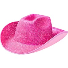 Bahara Kovboy Şapkası Nefes Alabilen Güneş Şapka Kap Denim Şapka Geniş Ağzına Kadar Batı Şapka Bayanlar Pembe (Yurt Dışından)