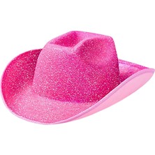 Bahara Kovboy Şapkası Nefes Alabilen Güneş Şapka Kap Denim Şapka Geniş Ağzına Kadar Batı Şapka Bayanlar Pembe (Yurt Dışından)