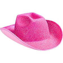 Bahara Kovboy Şapkası Nefes Alabilen Güneş Şapka Kap Denim Şapka Geniş Ağzına Kadar Batı Şapka Bayanlar Pembe (Yurt Dışından)