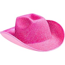 Bahara Kovboy Şapkası Nefes Alabilen Güneş Şapka Kap Denim Şapka Geniş Ağzına Kadar Batı Şapka Bayanlar Pembe (Yurt Dışından)