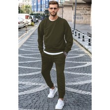 Basic Model Bisiklet Yaka Eşofman Takımı