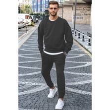 Basic Model Bisiklet Yaka Eşofman Takımı