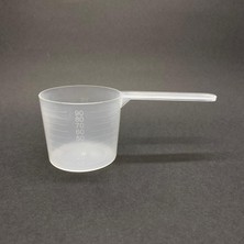 Güvenç Ambalaj 100 Adet - 100ML - Plastik Şeffaf Kaşık Ölçek