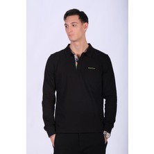 Regular Fit Uzun Kollu Polo Yaka T-shirt