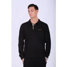 Regular Fit Uzun Kollu Polo Yaka T-shirt
