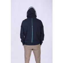 Regular Fit Üç Renk Kapşonlu Sweatshirt