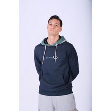Regular Fit Üç Renk Kapşonlu Sweatshirt