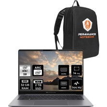 Asus Expertbook P5 Intel Core Ultra 7 258V 32GB 2tb SSD 14" Qhd+ 144Hz Fdos Taşınabilir Bilgisayar & Per4 Çanta P5405I7321TBS0DP304