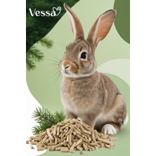 Vessa Tavşan Kumu Organik Doğal Çam Kokulu Pelet 20 lt - 10 kg