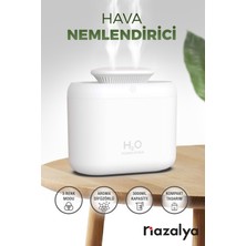 Nazalya 3300 ml Ulrasonik Hava Nemlendirici Buhar Makinesi ve Aroma Difüzörü