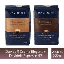 Davidoff Cafe Creme 500 gr & Espresso 57 Çekirdek Kahve 500 gr