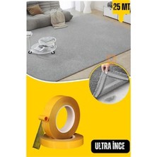 Halı Kaydırmaz Bant Çift Taraflı Çok Amaçlı Iz Bırakmaz Sabitleme Bandı 36MM x 25MT