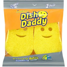 Scrub Daddy Dish Daddy Deterjan Hazneli Bulaşık Süngeri Yedek Başlıkları  (2'li Paket)