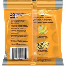 Scrub Daddy Dish Daddy Deterjan Hazneli Bulaşık Süngeri Yedek Başlıkları  (2'li Paket)