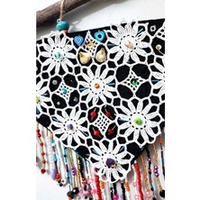 BaharEli Dantel Detaylarla Süslü Kapı, Balkon ve Duvar Aksesuarı /nazarlık / Vintage/ 30 x 30  cm