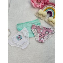 Miny Kids Kedi Desenli 3lü Külot Set