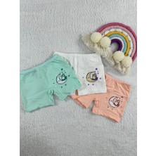 Miny Kids Baykuş Desen 3lü Kız Çocuk Boxer Set