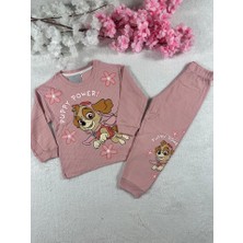 Miny Kids Paw Patrol Gül Kurusu Kız Çocuk Pijama Takım