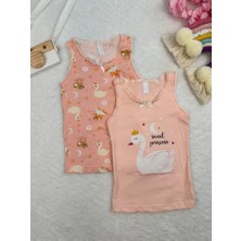 Miny Kids Kuğu Desenli 2li Atlet Set