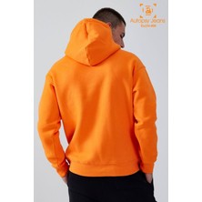 Logo Detaylı Içi Polarlı Kapüşonlu Unisex Sweatshirt