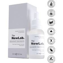 The NewLab Leke Karşıtı, Cilt Tonu Eşitleyici ve Aydınlatıcı Arbutin Ve Niacinamide Cilt Bakım Serumu 30ml