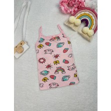 Miny Kids Renkli Çilek Desenli Atlet