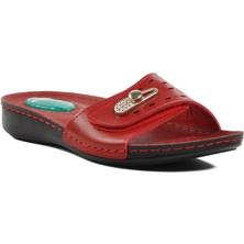 Ayakmod Kırmızı Kadın Terlik