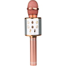 Bluetooth Karaoke Mikrofon Rose Gold