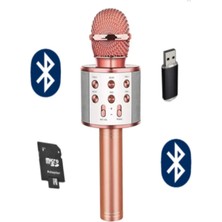 Bluetooth Karaoke Mikrofon Rose Gold