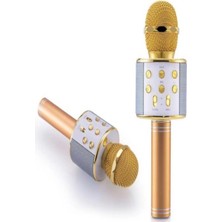 Bluetooth Karaoke Mikrofon Gold