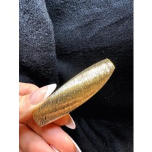 Jia Jewelry Çıtçıtlı Model At Kuyruğu Gold Toka