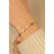 ÇGK KUYUMCULUK Yıldızlı Altın Bileklik CGKBLK0260