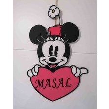 Cnr Prowood Mini Mause Ahşap Kapı / Duvar Süsü