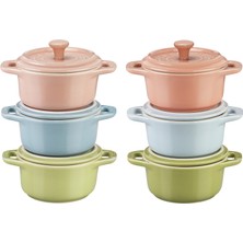 Staub Macaron Mini Cocotte Seramik Güveç Seti 6'lı