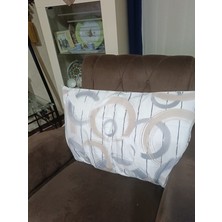 Gri-Krem Yastık Kılıfı, 50 x 70 Yastık Kılıfı, Yastık Kılıfı